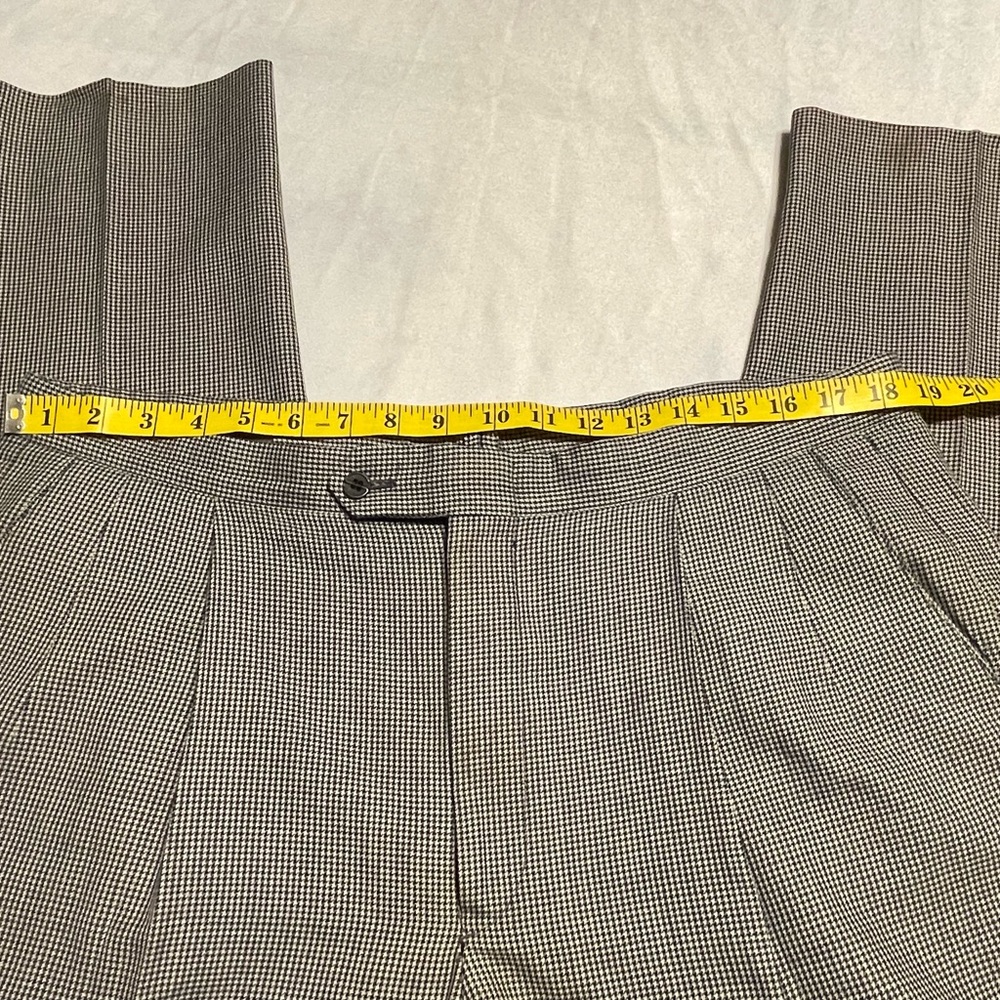 SANSABELT ltd men’s houndstooth dress pants waist 36 length 34 - Picture 2 of 11